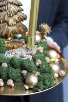 Złoty Dzień, świąteczny stroik na stół LED