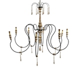 Vintage Żyrandol 6, wym.140x140x90cm