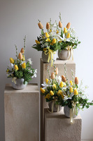 Ach Wiosna, stroik wiosenny z tulipanami