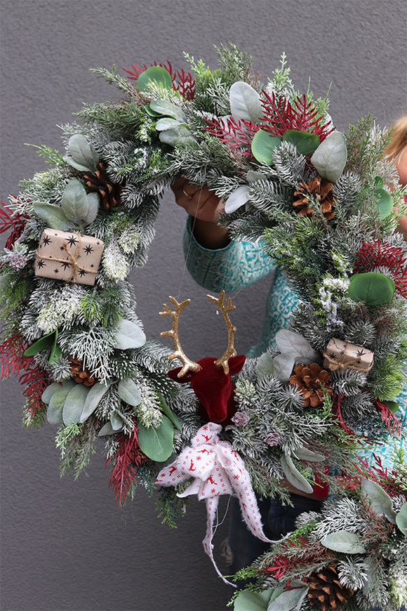 Norwegia 2, stroik, wianek ozdobny / stroik dekoracyjny, śr.54cm