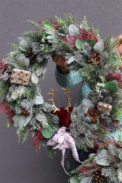 Norwegia 2, stroik, wianek ozdobny / stroik dekoracyjny, śr.54cm