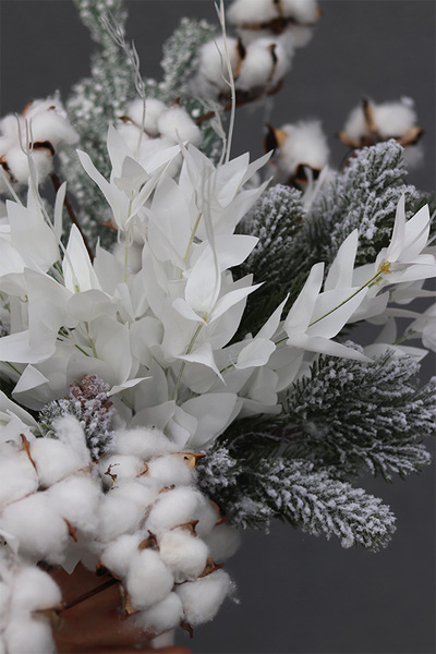 Moko Winter, elegancki zimowy bukiet, najmniejszy rozmiar S, dł.46cm