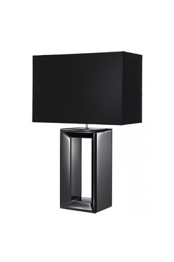 Liberty Black, elegancka lampa stołowa, wys.64cm