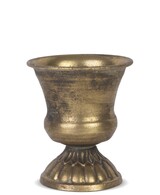 Figetta, metalowa osłonka / puchar / naczynie, wym.8.5x7.5x7.5cm