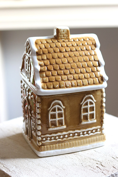 Gingerbread XMAS, pojemnik na ciastka domek z piernika	