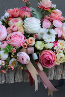 dekoracja w drewnianej skrzynce, Gefiana, wym.39x72cm