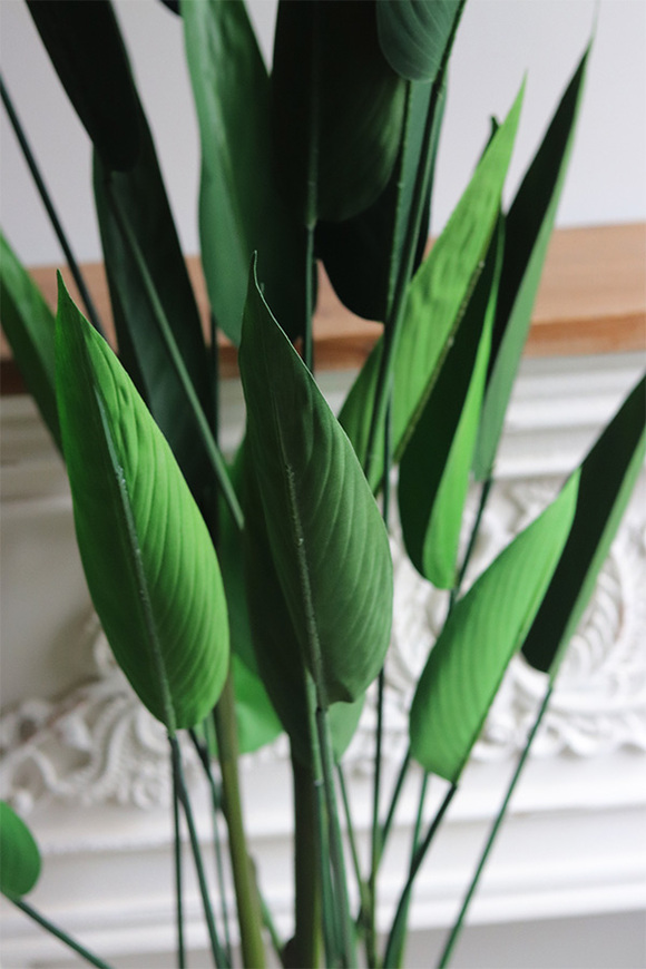 Strelicja White Moment, sztuczna roślina w doniczce