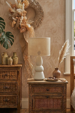 Boho House B, ceramiczna lampa stołowa, wys.43cm