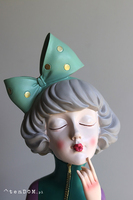 Mademoiselle, figurka dekoracyjna kobieta