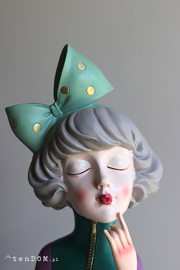 Mademoiselle, figurka dekoracyjna kobieta