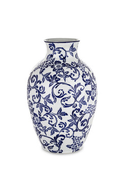 Tottori, ceramiczny wazon ze wzorem, wys.37cm