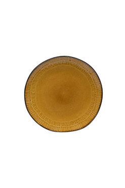 OD RĘKI Bonita Amber, talerz ceramiczny, śr.21.5cm