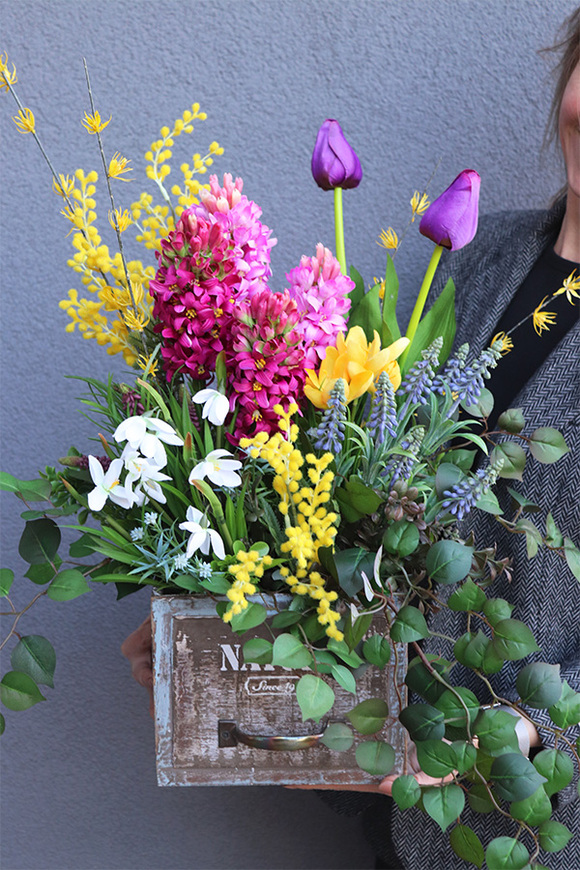 Hicento Spring, wiosenna dekoracja w szufladzie