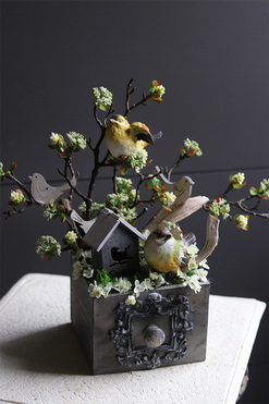 Geriasa, dekoracja wielkanocna w szufladzie, wys.33cm