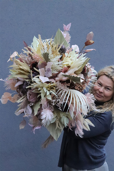 Boho Brown, przyjęciowa dekoracja na stojaku