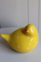 Kanarek, figurka ptaszek ceramiczna