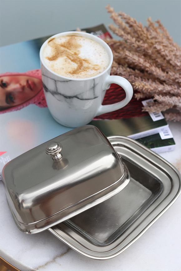 cynowana maselnica z nożykiem Valentina, Urokliwe Święta