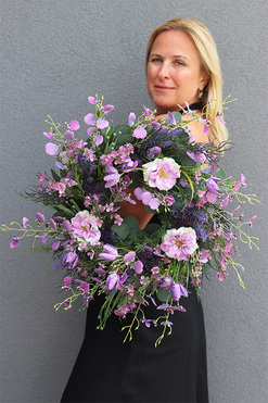 Meadows, wianek dekoracyjny na drzwi, śr.50cm