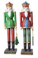 Nutcracker Duo, figurki dziadek do orzechów, kpl.2szt, wys.21cm