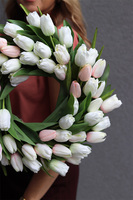 bardzo elegancki wianek z tulipanów, Witaj Wiosno Rich