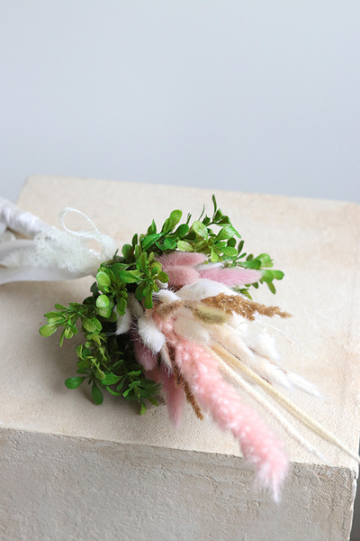 Wielkanoc we Dwoje, komplet dekoracji wielkanocnych. koszyczek & palemka