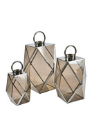 lampion szklany Deluxe 1A, wym.31x31x39cm