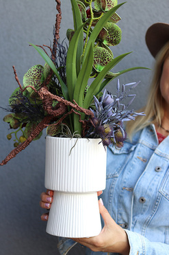 OD RĘKI Neddre Green, wysokiej jakości sztuczny storczyk, wym.59cm