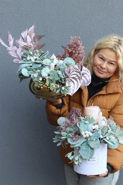 Romantyczne Święta, flowerbox świąteczny