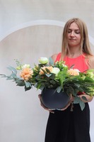 Cappuccina 2, kompozycja nagrobna w naczyniu