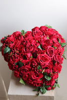 Czerwone Serce Volcan 2, dekoracja nagrobna serce