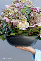 Mortario Hydrangea, kompozycja nagrobna w misie