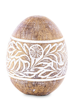 Jajko Wood B, figurka wielkanocna, wys.10cm