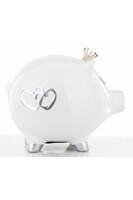 Piggy, świnka - skarbonka z motywem ślubnym