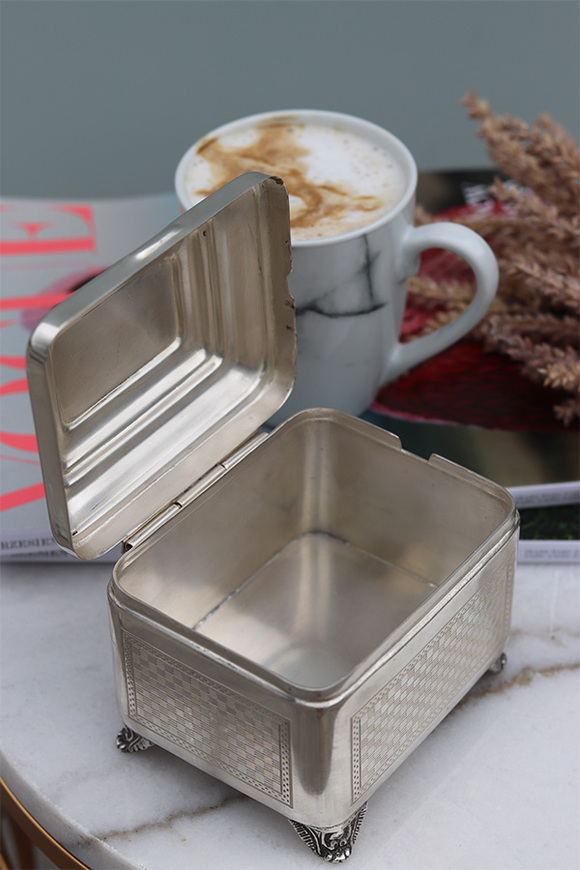 cukiernica posrebrzana Grace