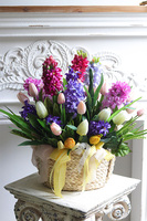 Hiacyntha Refilia 2, kosz pełen kwiatów