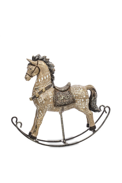 Childhood Dreams, figurka świąteczna, koń na biegunach C