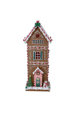 Gingerbread House N, świąteczny domek z piernika LED, wys.39.5cm