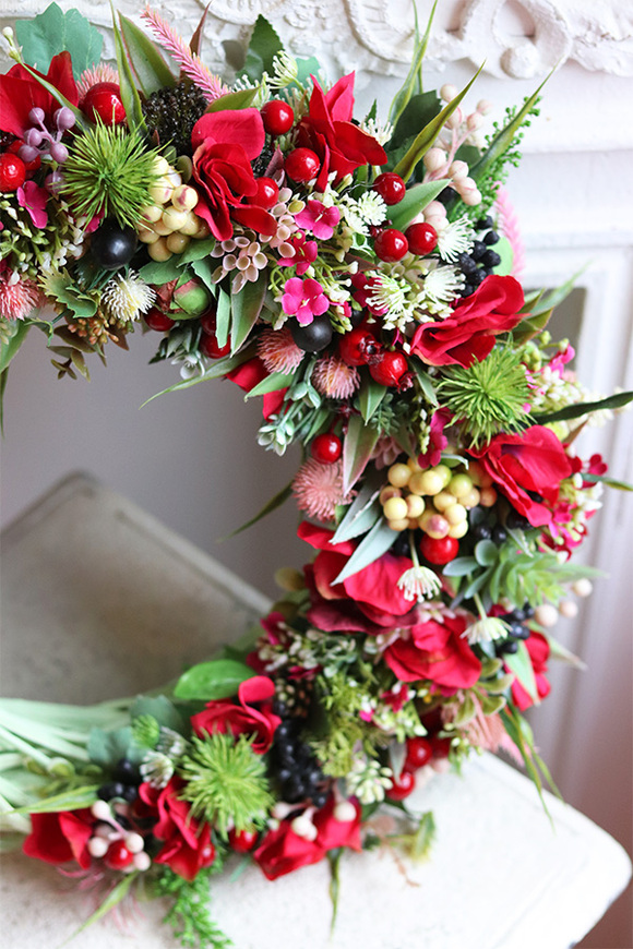 Kreolita, wiosenny wianek na drzwi