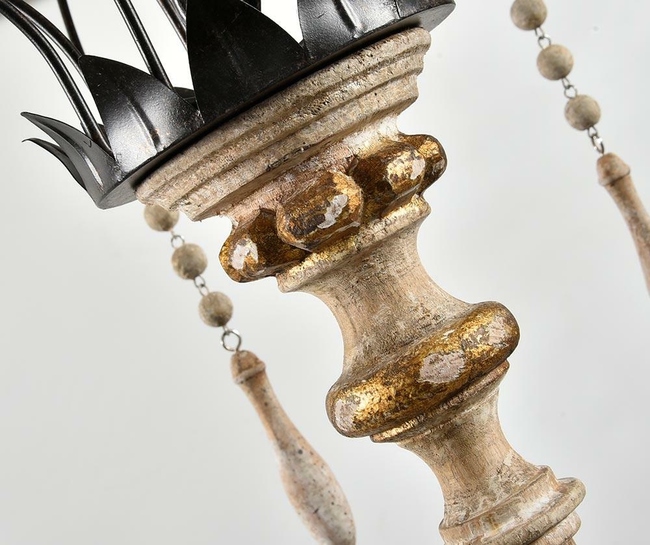 Vintage Żyrandol 6, wym.140x140x90cm