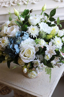 Blue Oceania, kompozycja kwiatowa w naczyniu