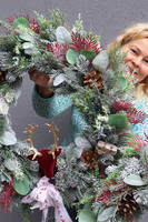 Norwegia 2, stroik, wianek ozdobny / stroik dekoracyjny, śr.54cm