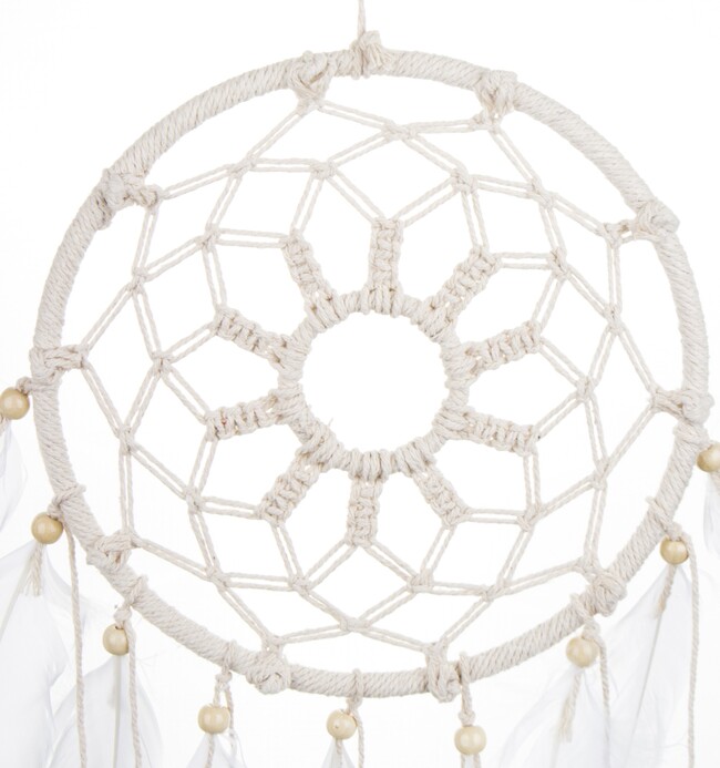 dekoracja ścienna Makrama / Łapacz Snów D, wym.69x35cm