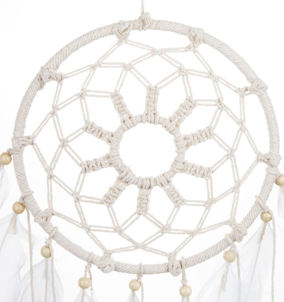 dekoracja ścienna Makrama / Łapacz Snów D, wym.69x35cm