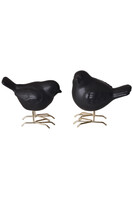Black Bird, figurka ptaszek ceramiczna