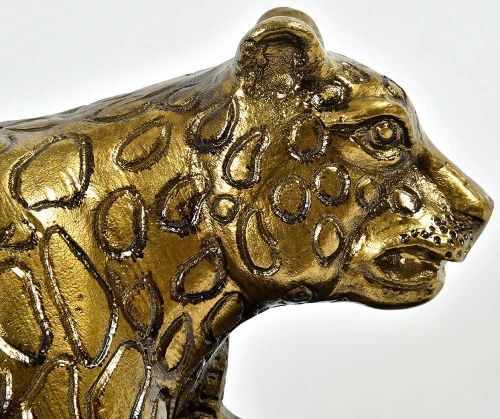 Deluxe Gold, lampa lampart stołowa, wym.49x15x36cm