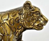 Deluxe Gold, lampa lampart stołowa, wym.49x15x36cm