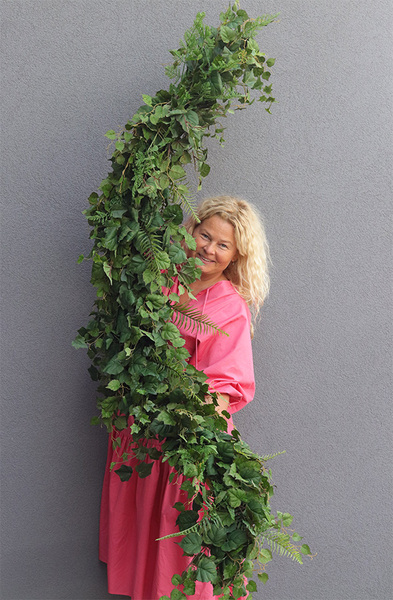 Bluszcz & Paproć 2, zielona girlanda