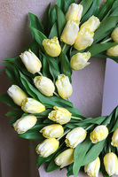 Witaj Wiosno Tulipaneo, żółty wianek z tulipanów