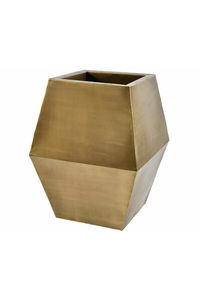 Gold Line Geometric, metalowy wazon, wym.61.5x62x80cm
