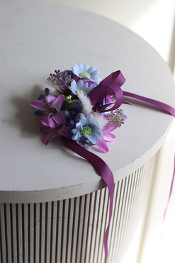 Blue Basket, dekoracja do koszyczka, śr.13cm